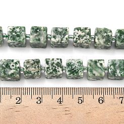 Natural Green Spot Jasper Beads Strands&nbsp;G-D338-A03