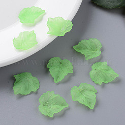 Autumn Theme Transparent Frosted Acrylic Pendants&nbsp;PAF002Y-28