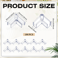 Plastic Anti-Collision Protective Corner&nbsp;FIND-WH0199-428C-02