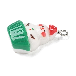 Christmas Theme Opaque Resin Pendants&nbsp;RESI-I344-02P-05
