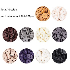 Handmade Polymer Clay Beads&nbsp;CLAY-PH0001-22A-6mm