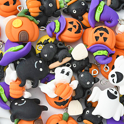 40Pcs 10 Styles Opaque Resin Pendants&nbsp;RESI-CJ0002-89