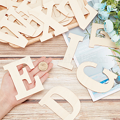 2 Sets 2 Styles Chinese Cherry Wood Number 0~9 and Letter A~Z&nbsp;DIY-CN0001-23