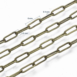 Brass Paperclip Chains&nbsp;LS-CHC-S008-001C-AB
