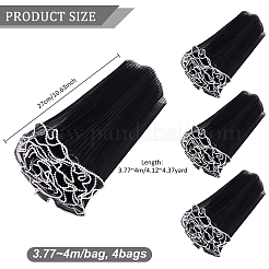 4 Bags Polyester Flower Bouquet Wrapping Mesh Paper&nbsp;ORIB-BC0001-12A
