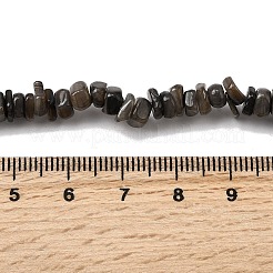 天然淡水シェルビーズ  染め  ナゲット  ブラック  4.5~9x4.5~7x1.5~5mm  穴：0.8mm  約163~165個/連  14.88~15.08''（37.8~38.3センチメートル）&nbsp;SHEL-B003-01J