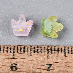 Frosted Transparent Acrylic Beads&nbsp;FACR-T009-01A