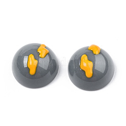 Opaque Resin Enamel Cabochons&nbsp;CRES-N031-015