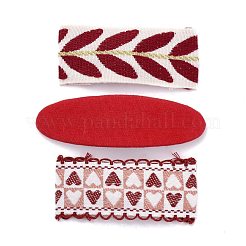 Cloth Snap Hair Clips Set&nbsp;PHAR-D010-01E