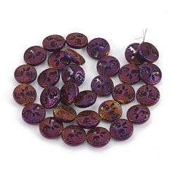 Electroplate Non-magnetic Synthetic Hematite Beads Strands&nbsp;G-N0322-03