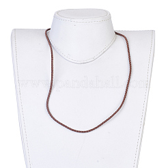 Leather Braided Cord Wrap Bracelets/Necklaces&nbsp;BJEW-JB03919-02