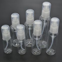 カモノハシ型ペットボトル 50ml  詰め替え容器  トラベルバスクリームローション包装プレスポンプボトル  透明  12.1x3.25cm  容量：50ml（1.69液量オンス）&nbsp;MRMJ-WH0009-08