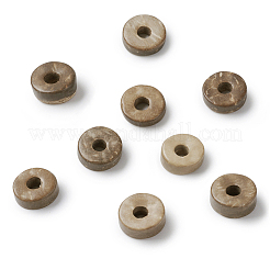 染めドーナツココナッツビーズ  レモンシフォン  9x2~5mm  穴：2mm  約100個/袋&nbsp;COCB-TA0001-01