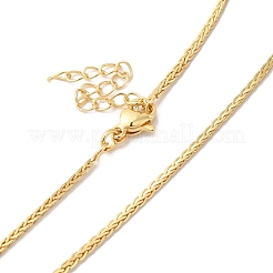 Brass Wheat Chain Necklace&nbsp;NJEW-R260-03G