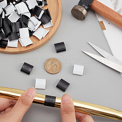 Ahademaker 200 個 2 色 u 形 pvc プラスチック バックル エッジ バンディング用  ワード愛  ミックスカラー  1.5x1.5x0.06cm  100個/カラー&nbsp;FIND-GA0002-12