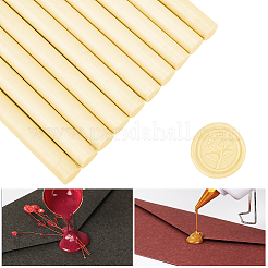 シーリングワックススティック  レトロなビンテージワックスシーリングスタンプ用  ライトカーキ  135x11x11mm&nbsp;DIY-WH0197-A06