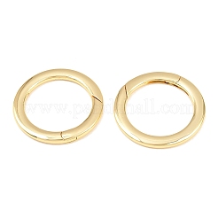 Ring Brass Spring Gate Rings&nbsp;KK-C162-016G