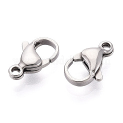 304 Stainless Steel Lobster Claw Clasps&nbsp;STAS-T065-13mm-34P