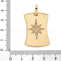 Brass Micro Pave Cubic Zirconia Pendants&nbsp;KK-U076-02G-05