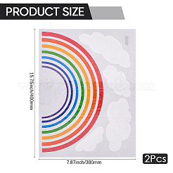 Waterproof PVC Window Stickers&nbsp;DIY-WH20053-13E