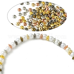 300 個 6 スタイル ccb プラスチックビーズ  ミックスカラー  6x2mm  穴：1.8mm  50個/スタイル&nbsp;FIND-YW0004-93B
