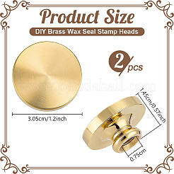 DIY Scrapbook Blank Brass Wax Seal Stamp Heads&nbsp;DIY-WH0899-902B-03
