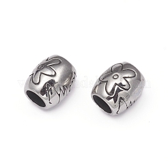 304 Stainless Steel European Beads&nbsp;STAS-G220-25AS