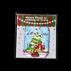 Christmas Theme Plastic Bakeware Bag&nbsp;OPP-Q004-03E