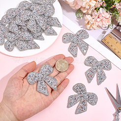 15Pcs Rhinestone Embroider Self-adhesion Thread Iron on/Sew On Patches&nbsp;PATC-ME0001-41A
