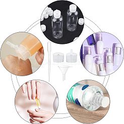 プラスチック製ネジカバー32個  ミニ透明プラスチック漏斗ホッパー付き  3mlpeポリエチレン使い捨てトランスファードロッパー付き  palsticキャリブレーション済みピペット  DIYクラフト用  ミックスカラー&nbsp;FIND-FH0002-52