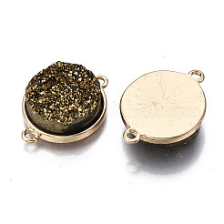 Natural Druzy Agate Links Connectors&nbsp;G-T131-86G