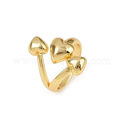 Brass Cuff Rings&nbsp;RJEW-C139-15B-G