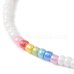 Glass Seed Beaded Stretch Bracelets&nbsp;BJEW-JB09975-02