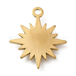 Real 18K Gold Plated 304 Stainless Steel Pendants&nbsp;STAS-A084-23G-01