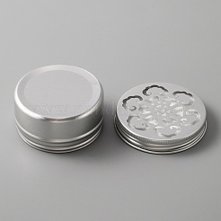Aluminium Shallow Round Candle Tins&nbsp;AJEW-WH0312-59D