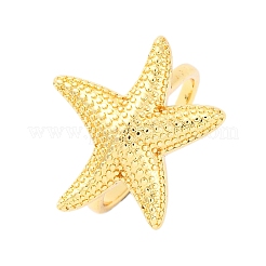 Brass Cuff Rings for Women&nbsp;RJEW-U047-01G