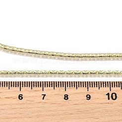 2mm 真鍮フラットスネークチェーンネックレス  鉛フリー＆カドミウムフリー  長持ちメッキ  ラックめっき  18KGP本金メッキ  17.72インチ（45cm）&nbsp;NJEW-M108-22G