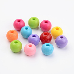 Mixed Color Acrylic Jewelry Beads&nbsp;PAB702Y
