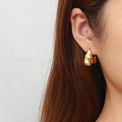 304 Stainless Steel Nugget Stud Earrings&nbsp;BB5836-1