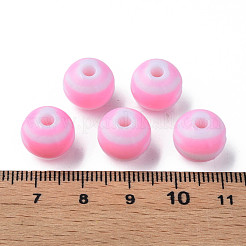 Opaque Striped Acrylic Beads&nbsp;MACR-S373-27A-05