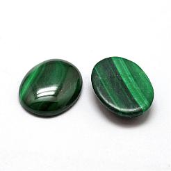 楕円形の天然マラカイトカボション  20x15x4~4.5mm&nbsp;G-O147-03H