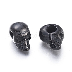 Halloween Ion Plating(IP) 304 Stainless Steel European Beads&nbsp;X-STAS-F243-43B