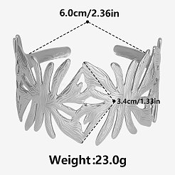 Europe and America Style 304 Stainless Steel Cuff Bangles for women&nbsp;JS5877-1