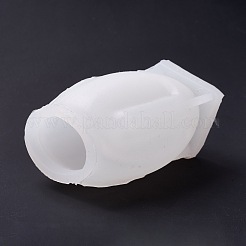 3d 女性の顔キャンドル食品グレード半身彫刻シリコン型  胸像彫刻 香り付きキャンドル型  レジン型  ホワイト  61x60x100mm  内径：35mm&nbsp;DIY-C027-01