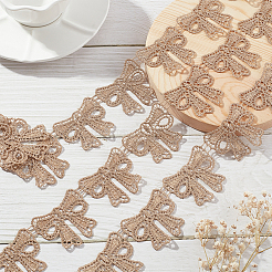 10ヤードのゴールドメタリック刺繍レーストリム  ブライダル用クラフトリボン  コスチューム  ジュエリー  工芸品と縫製  蝶結び  バリーウッド  1-3/4インチ（45mm）&nbsp;OCOR-AR0001-21