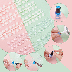 2 Sets 2 Colors Plastic False Nail Tips Color Chart&nbsp;MRMJ-PH0001-62
