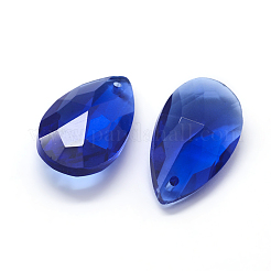 Faceted Glass Pendants&nbsp;X-GLAA-F069-L-A22