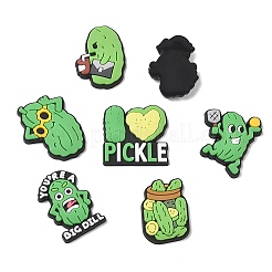 Cucumber & Pickle Theme PVC Plastic Cabochons&nbsp;PL-CBABCB6-02