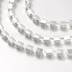真鍮ラインストーン225x4層アンクレット  亜鉛合金カニカンとアイアンチェーン付き  プラチナ  クリスタル  [1]mm&nbsp;AJEW-AN00074-01