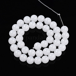 Imitation Jade Glass Beads Strands&nbsp;LS-GLAA-T032-J10mm-01